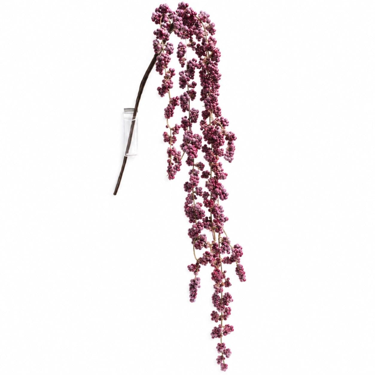 Berry Trailing Frosted Red 37"