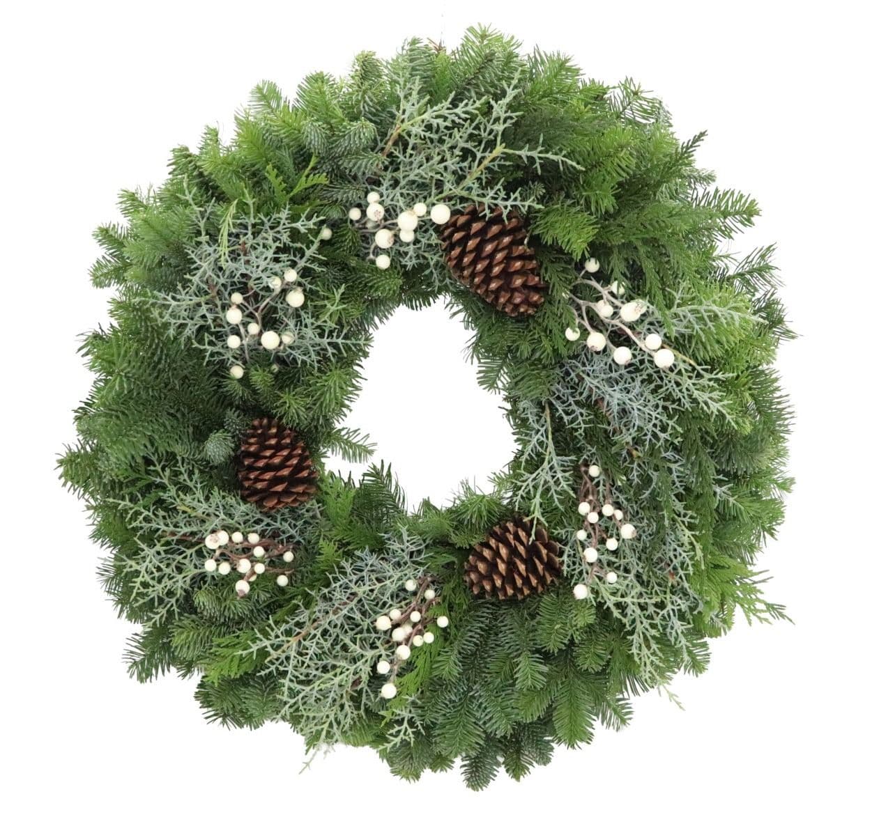 Blue Frost 24" Wreath