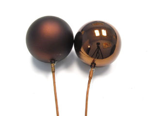 Picture of Ornament Ball 80Mm Chocolate Gloss/Matte