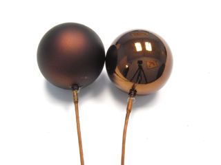Picture of Ornament Ball 120Mm Chocolate Gloss