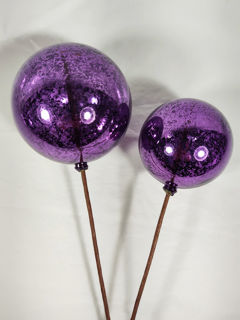 Picture of Ornament Ball 100Mm Plum Merc