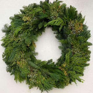 Picture of Festive Fresh 24" Wreath