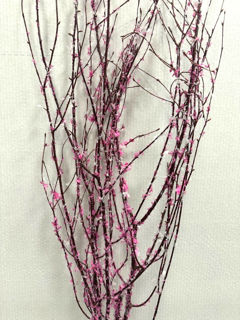 Picture of Birch Large Flocked Pink 36"- 48"